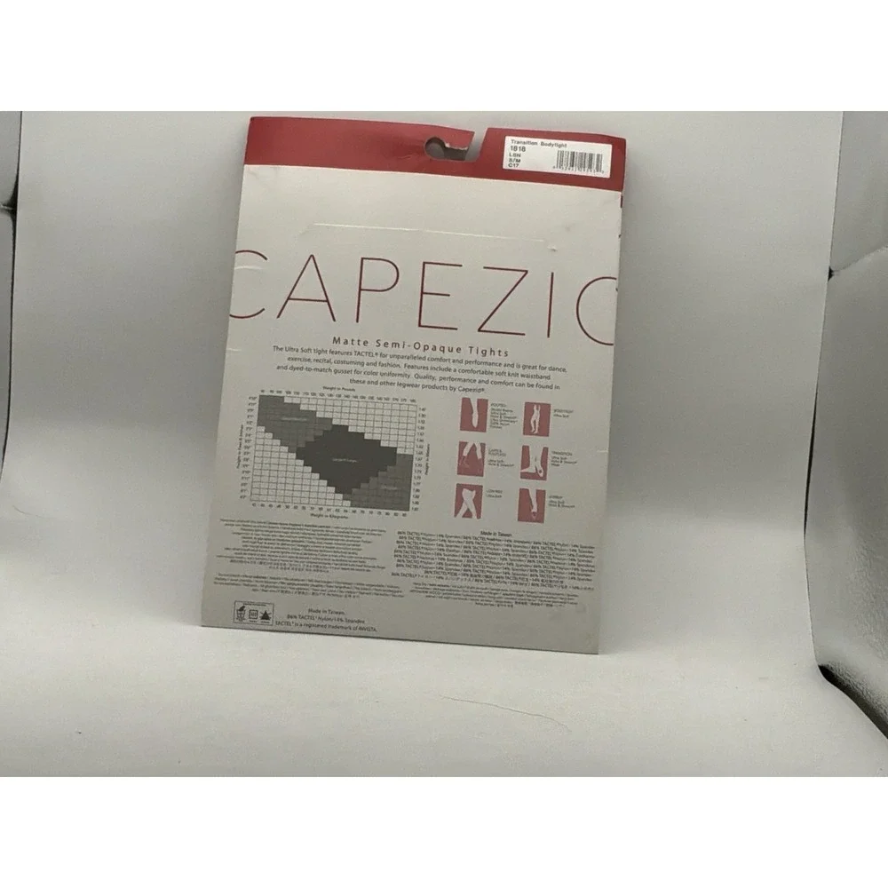 Capezio Ultra Soft Transition Body light S/M Matte Semi-opaque Tights Beige Shad